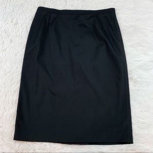 MaxMara black pencil skirt solid workwear
